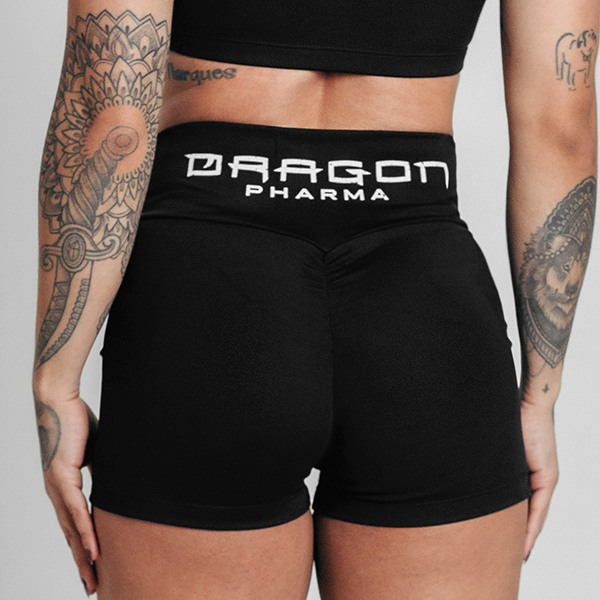 SHORT DRAGON PRETO