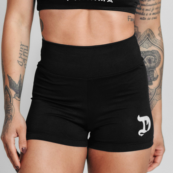 SHORT DRAGON PRETO